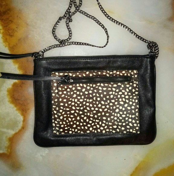 🪶Cow hide Banana Republic purse - Picture 1 of 5